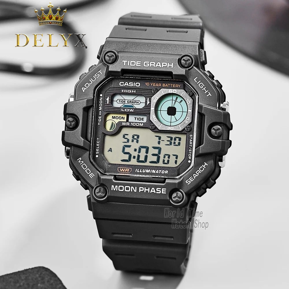 💪 Se ve brutal en la muñeca — estilo Casio