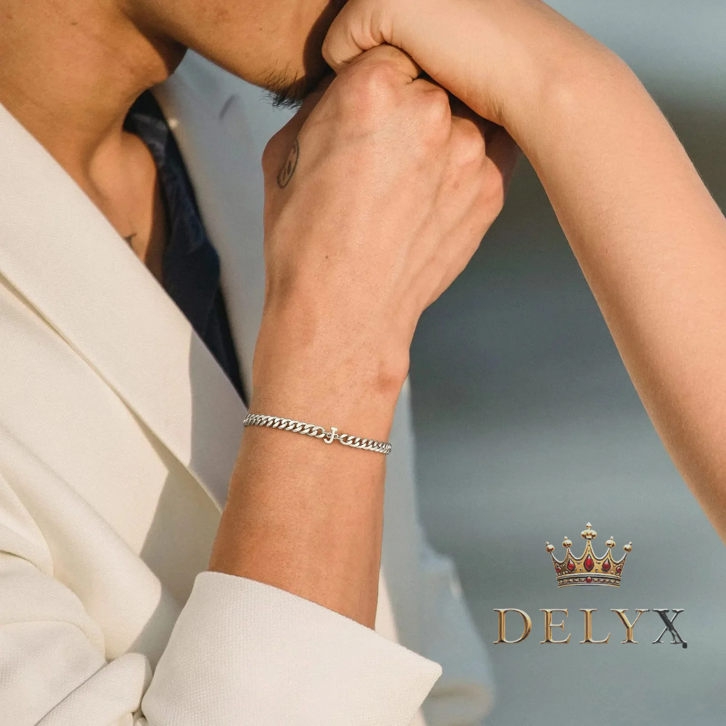 💎 Vnox Pulsera de Acero con Inicial – Elegancia con un Detalle Personal