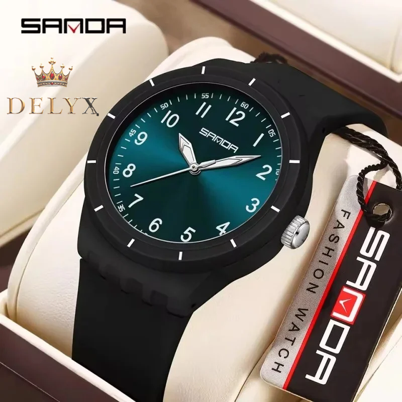 ⌚ SANDA 9075 – Reloj de Cuarzo Resistente al Agua para Niñas y Niños