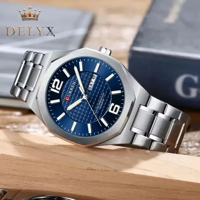 Reloj curren 8476 para hombre con calendario y resistente al agua